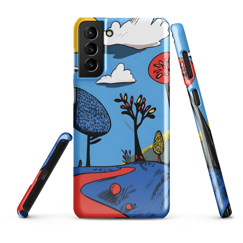 A Playful Journey Through Whimsical Woods | Phone Case |  S21 Plus | Snap Case | Glossy