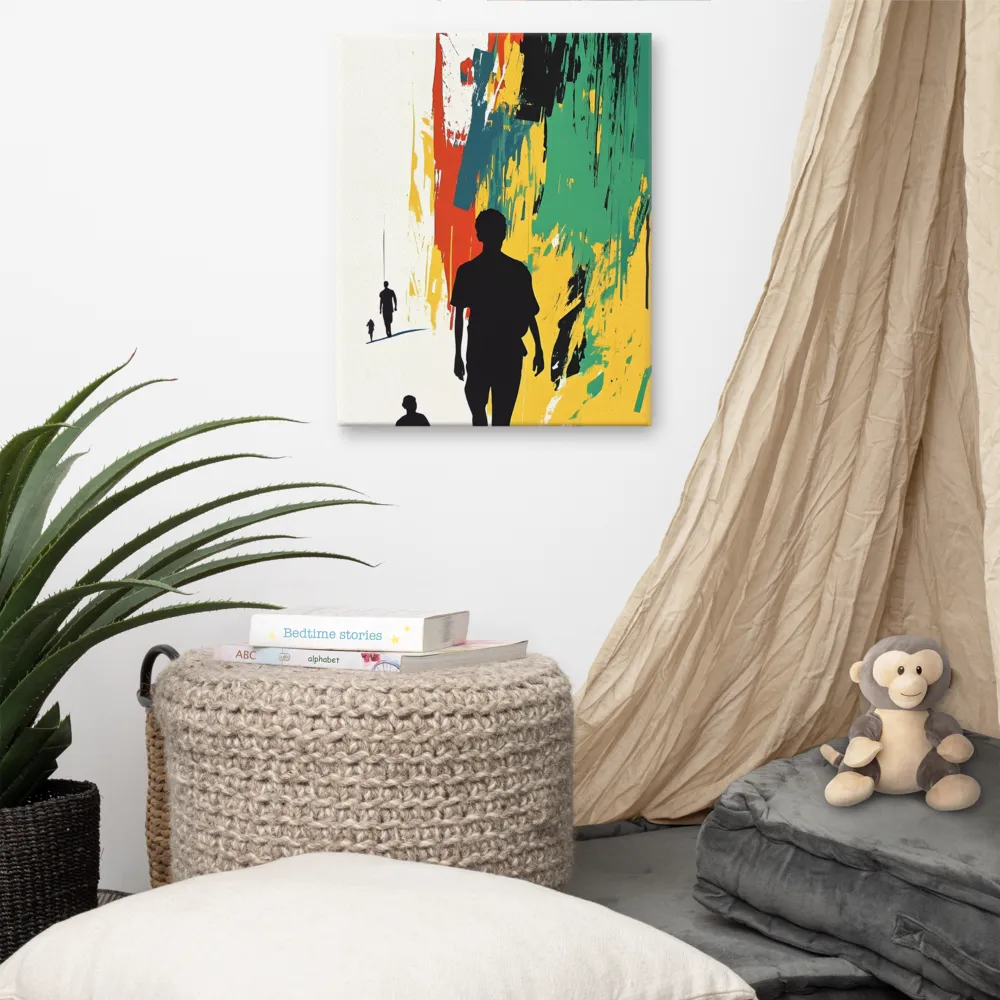 Journey of Silhouettes | Canvas | 16″×20″