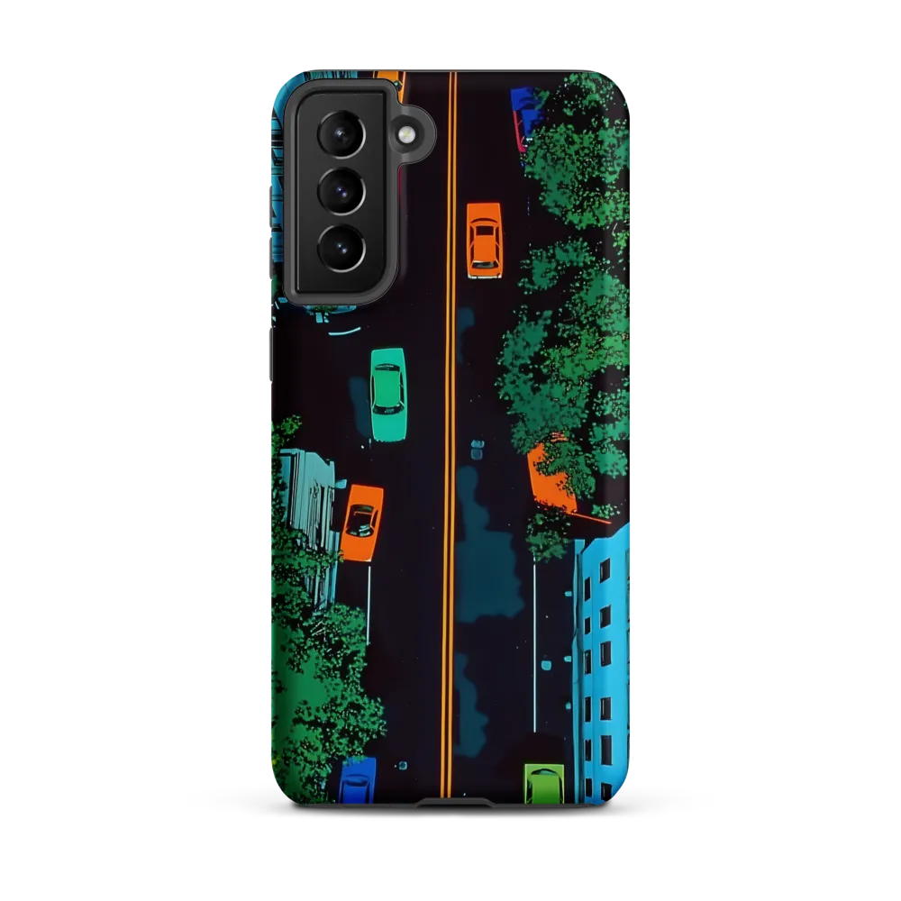 Urban Pulse: A Colorful Intersection