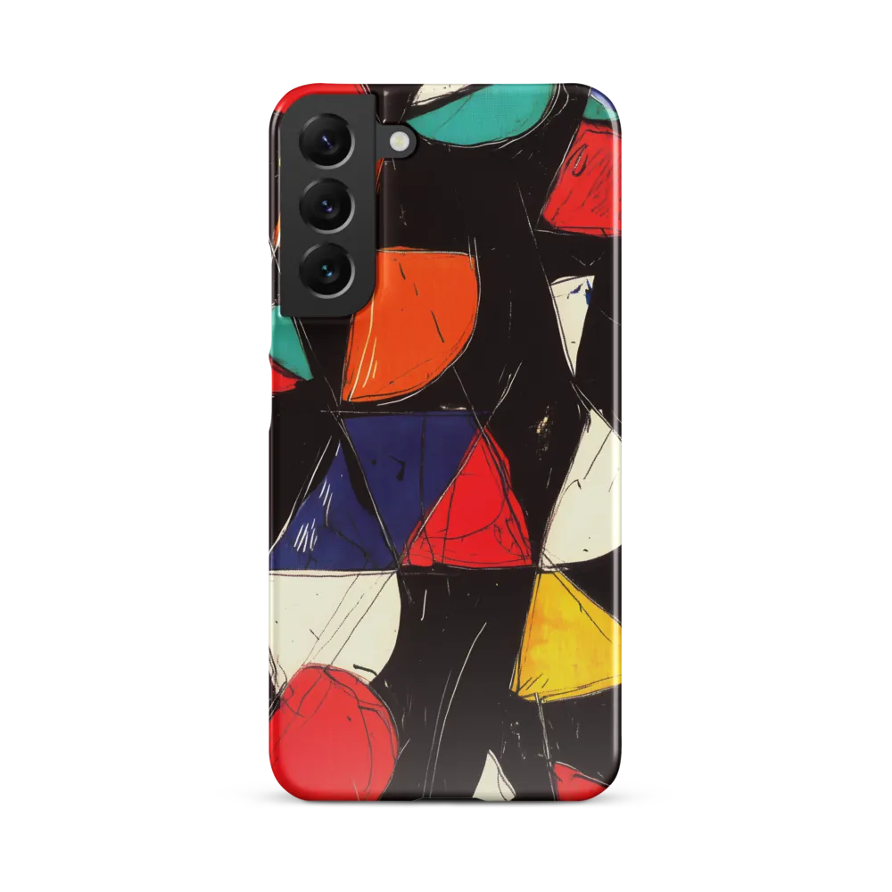 Vibrant Geometric Symphony | Phone Case |  S22 Plus | Snap Case | Glossy