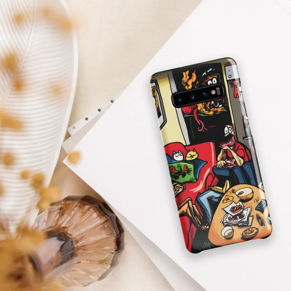 Whimsical Gathering in a Colorful Realm | Phone Case |  S10 Plus | Snap Case | Glossy