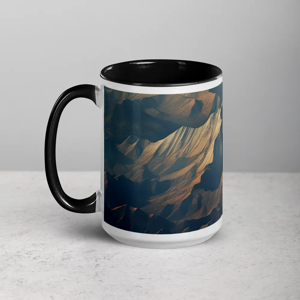 Aerial View of Mountain Range | Mug