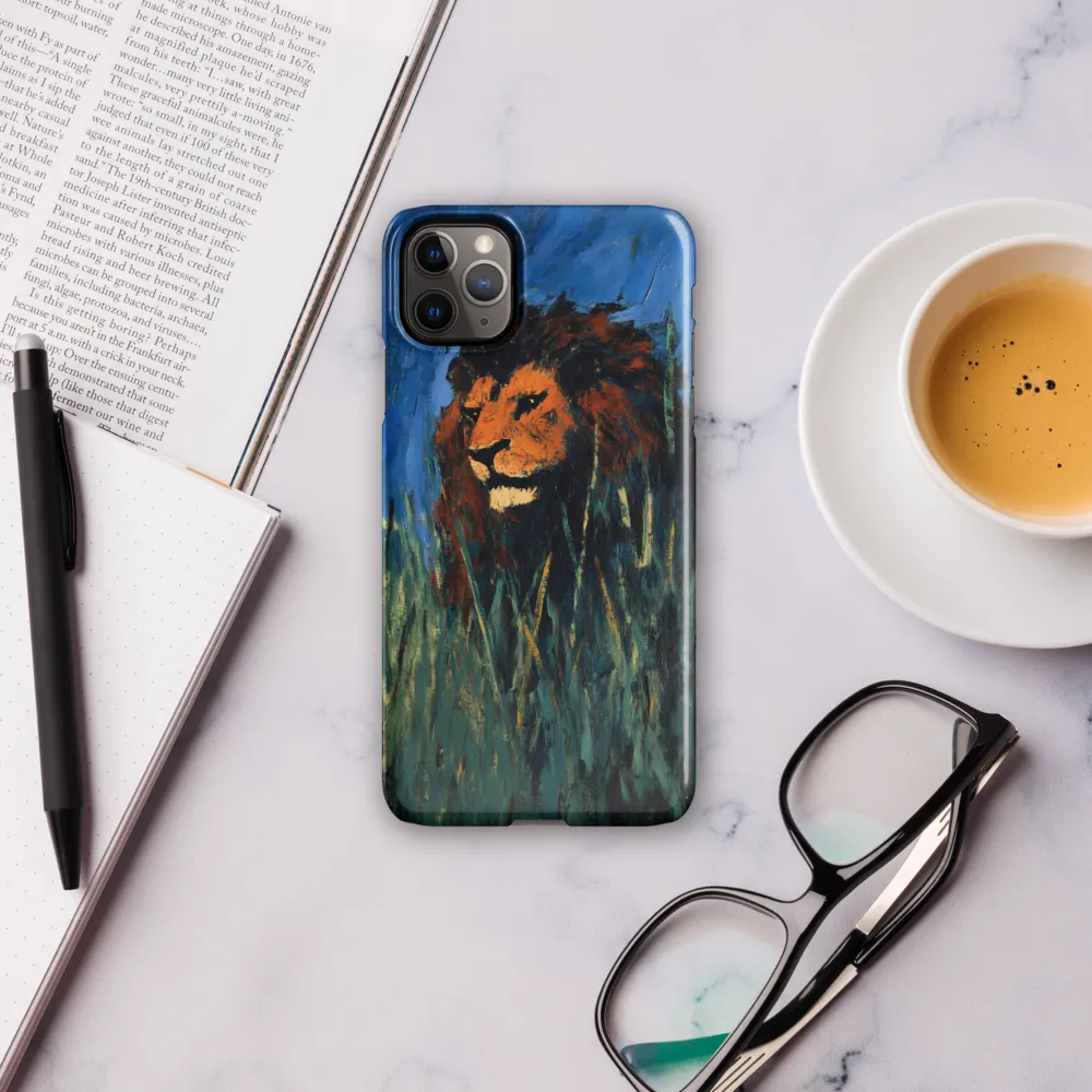 Encountering the King of the Savanna | Phone Case |  11 Pro Max | Snap Case | Glossy