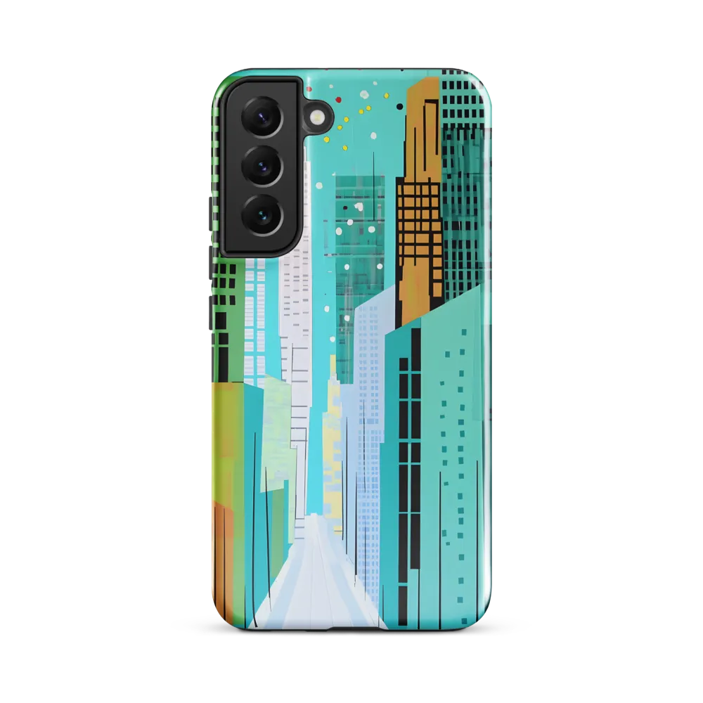 Urban Symphony in Turquoise