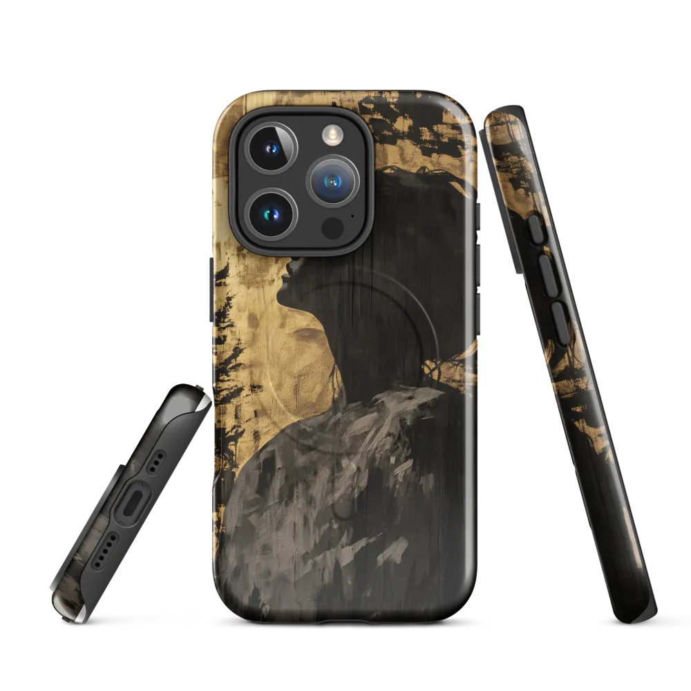 Silhouette of Contemplation | Phone Case |  16 Pro | MagSafe® Tough Case | Glossy