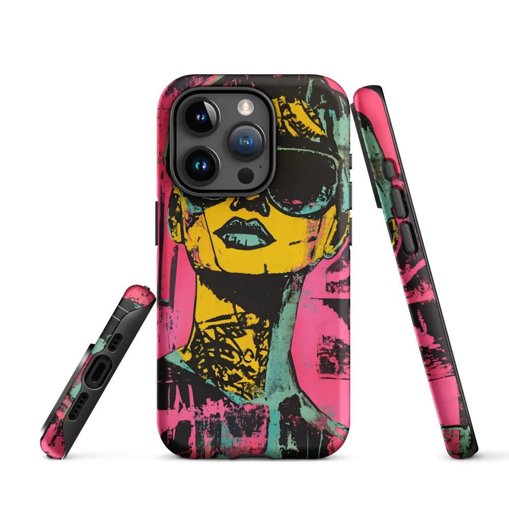 Confident Portrait in Neon Colors