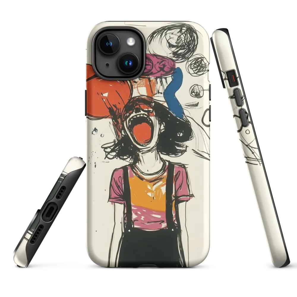 Echoes of Anguish | Phone Case |  15 Plus | Tough Case | Matte
