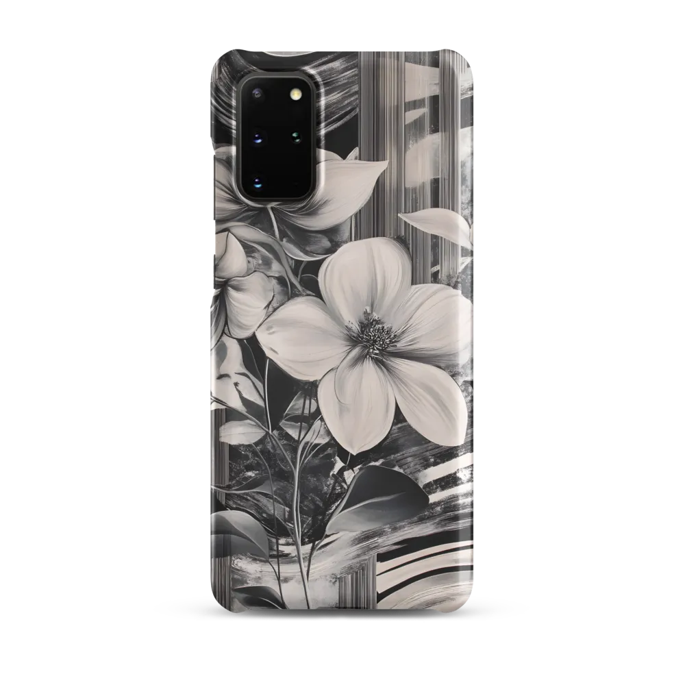 Ethereal Bloom: A Dance of Monochromes