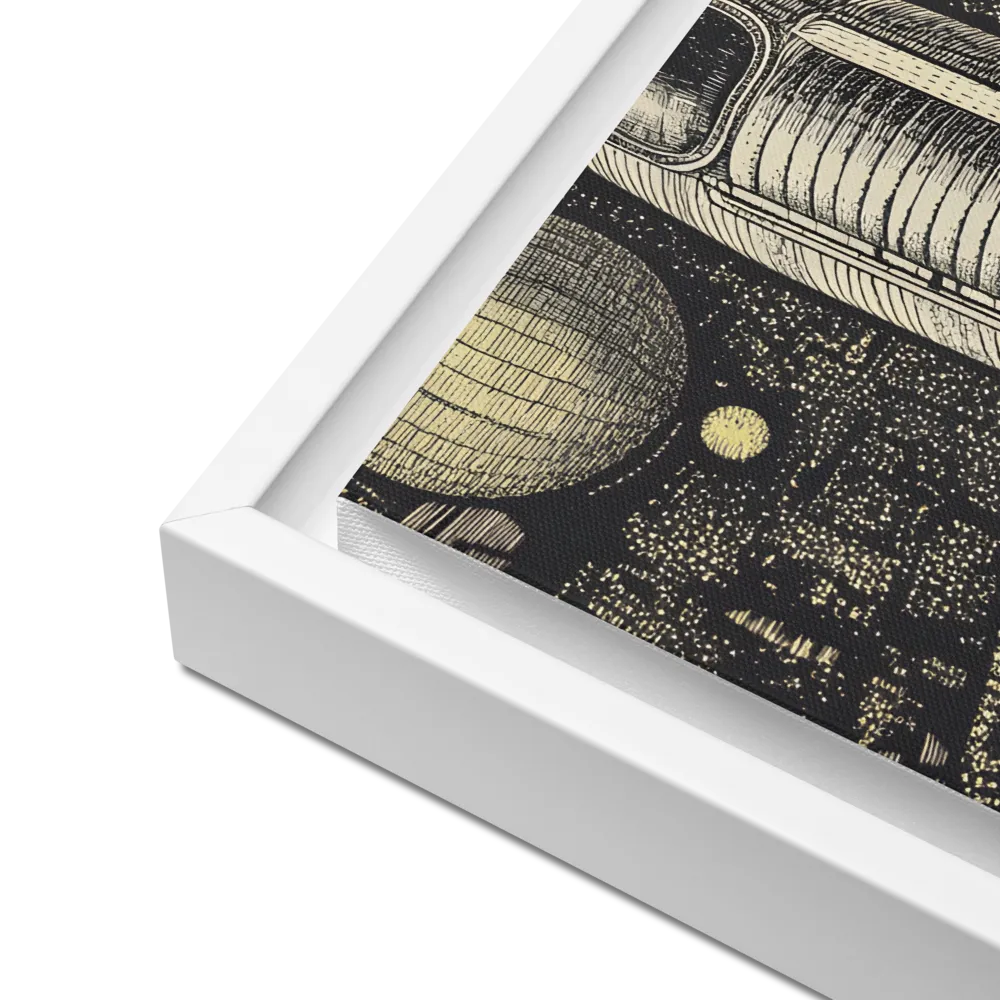 Voyage to the Unknown | Canvas with White Frame | 12″×16″