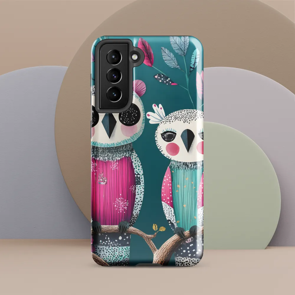 Whimsical Duo: A Celebration of Nature and Color
