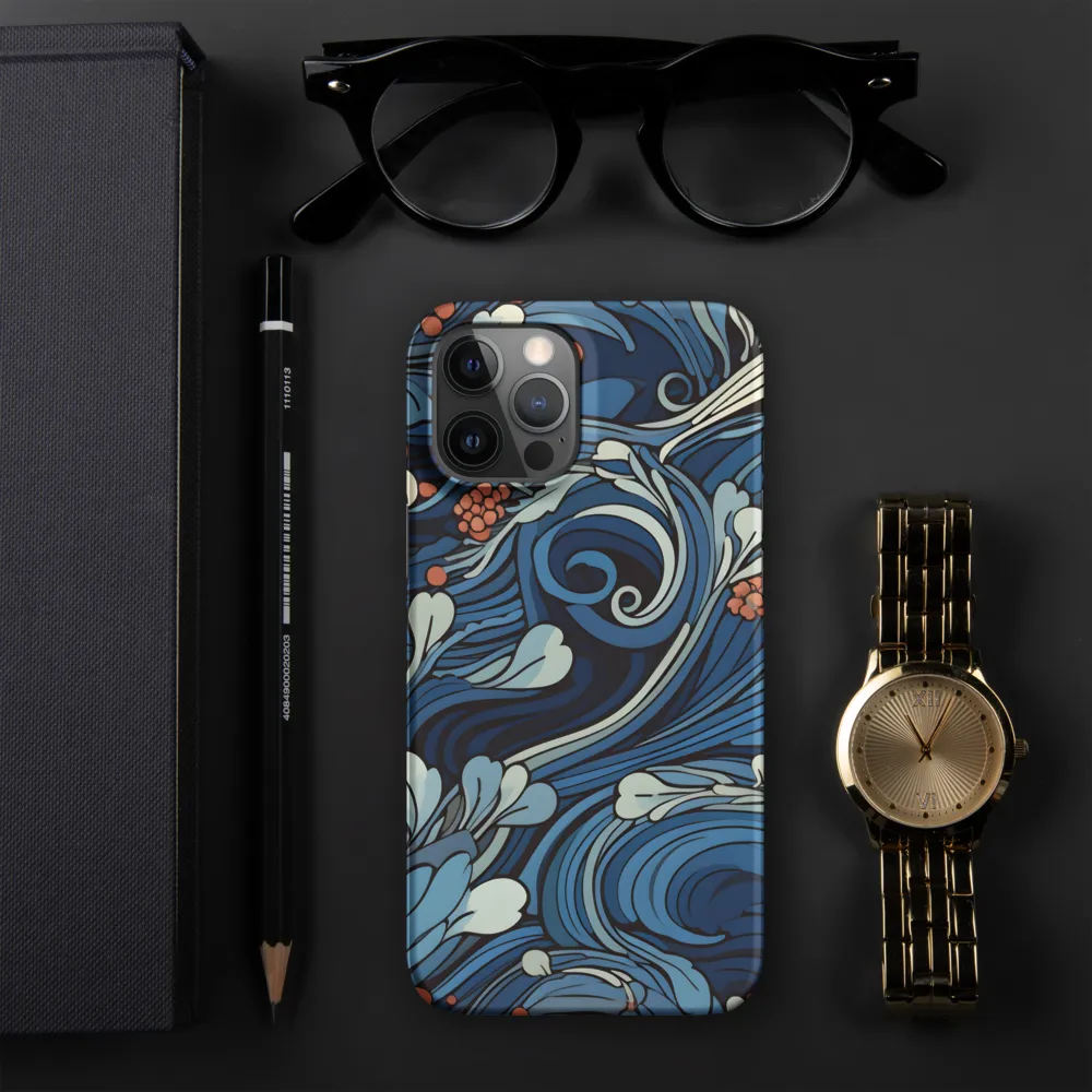 Nature's Elegance: An Oceanic Tapestry | Phone Case |  12 Pro Max | Snap Case | Matte