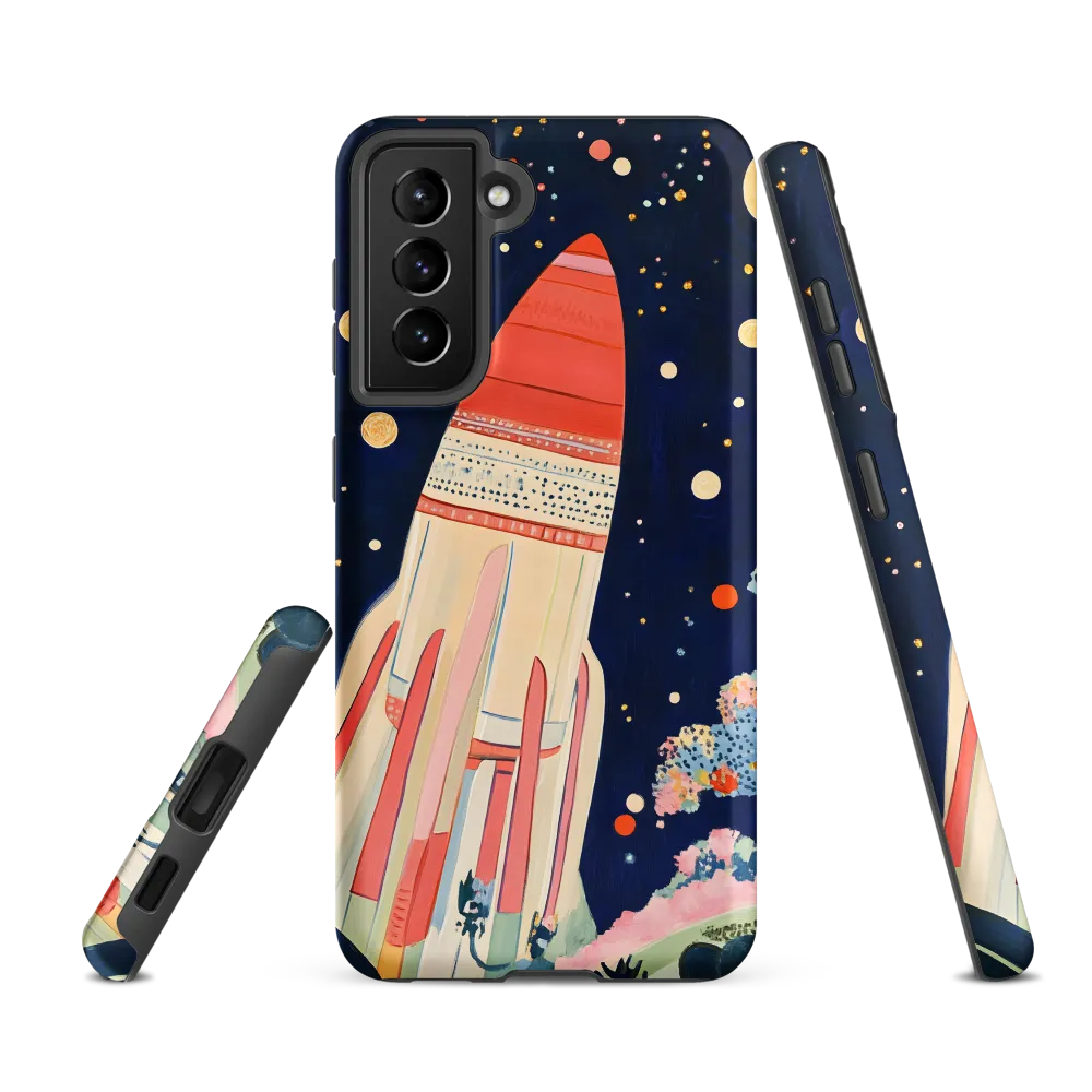 Cosmic Dreams: The Rocket's Journey