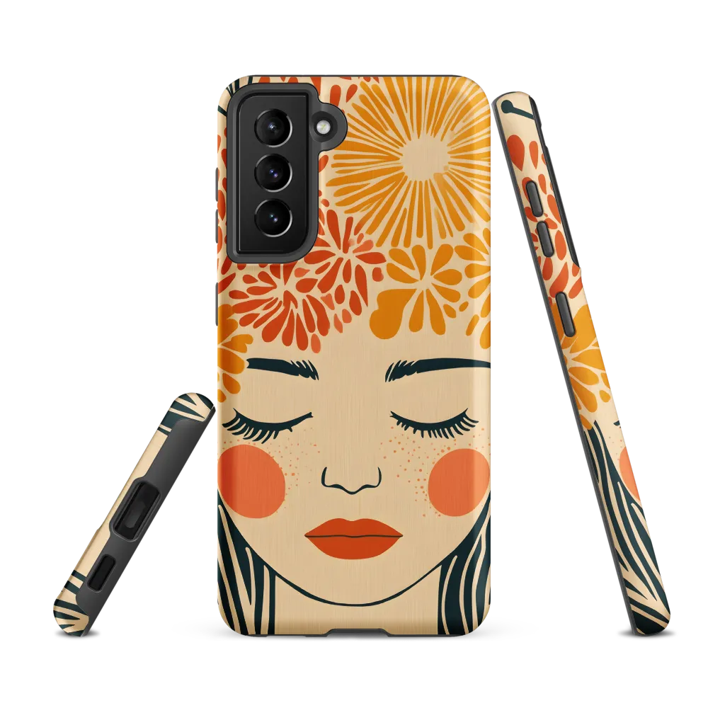 Serenity in Bloom | Phone Case |  S21 FE | Tough Case | Matte