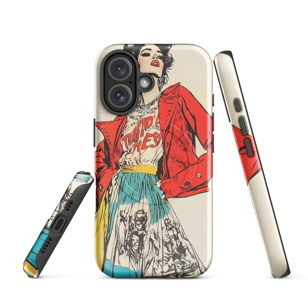 Vibrant Elegance: A Pop Art Fashion Statement