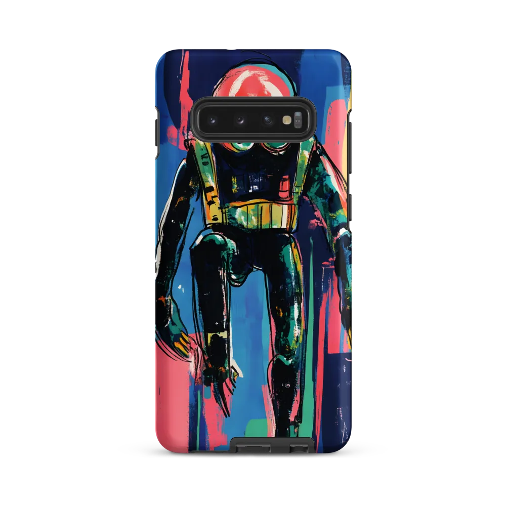 Diver in Vibrant Motion