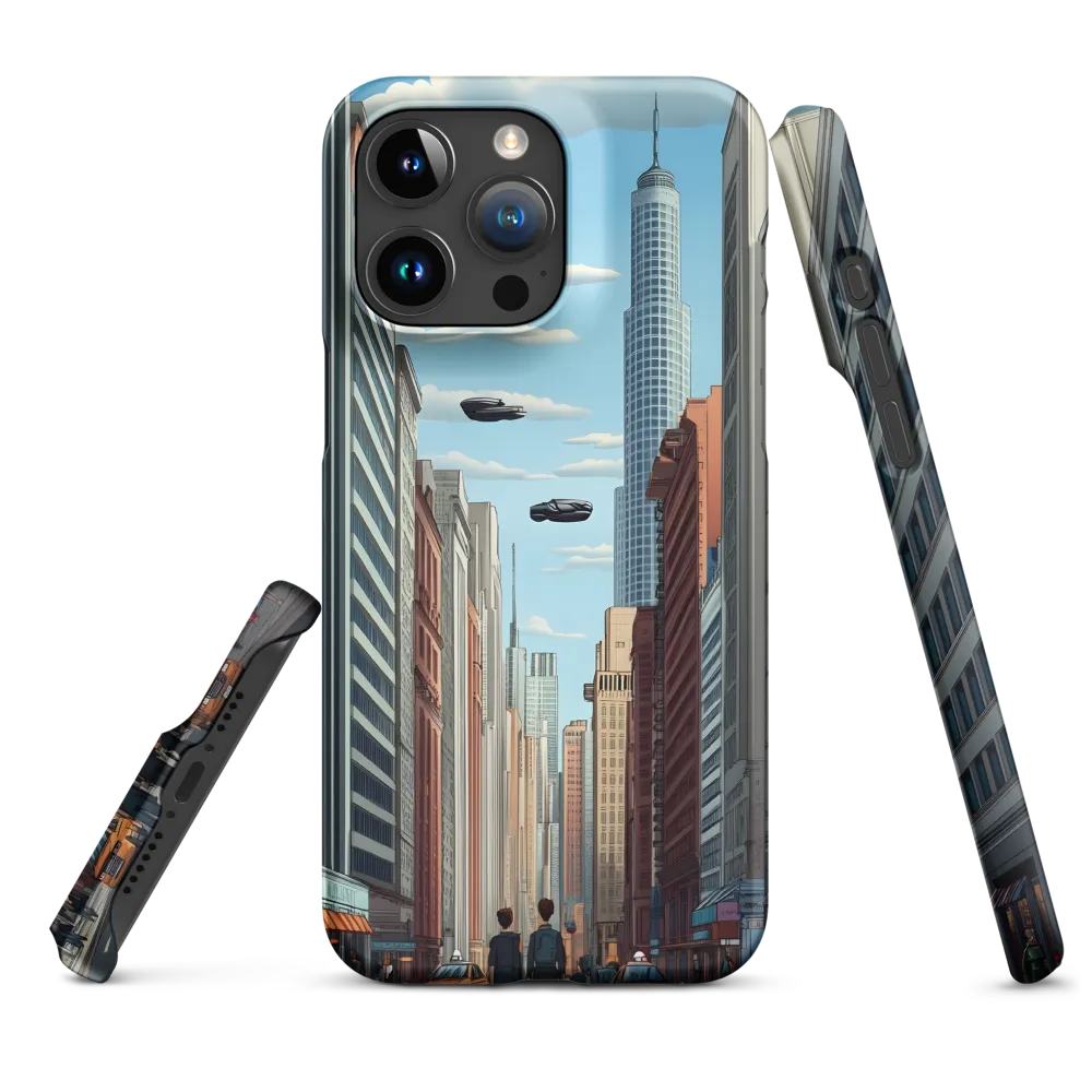 Futuristic Stroll through the Urban Skyline