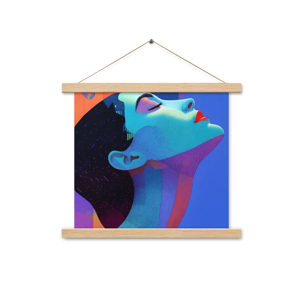Ethereal Reverie | Poster With Oak Wood Hanger | 14″×14″