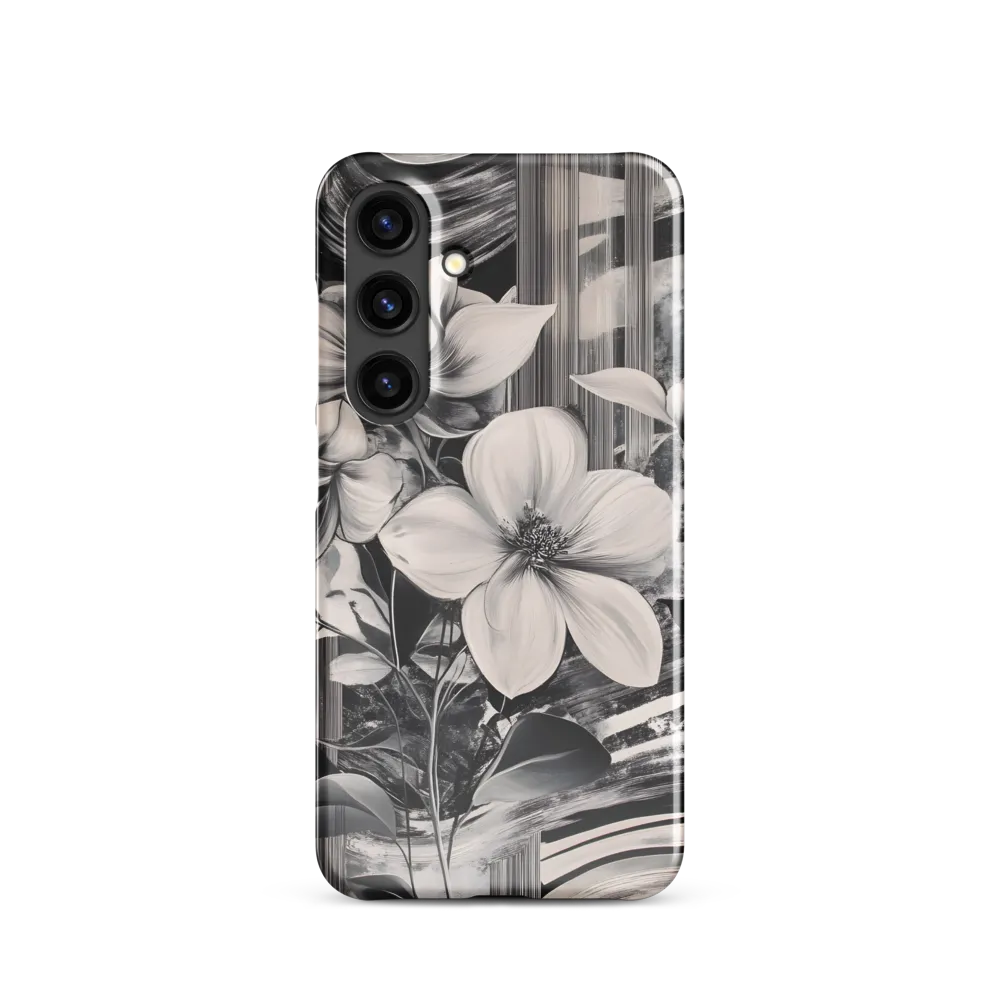 Ethereal Bloom: A Dance of Monochromes