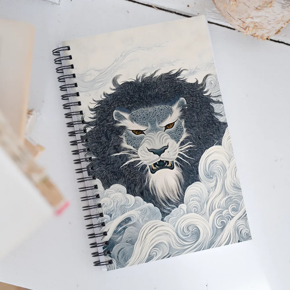 Fierce Majesty in the Storm | Spiral Notebook