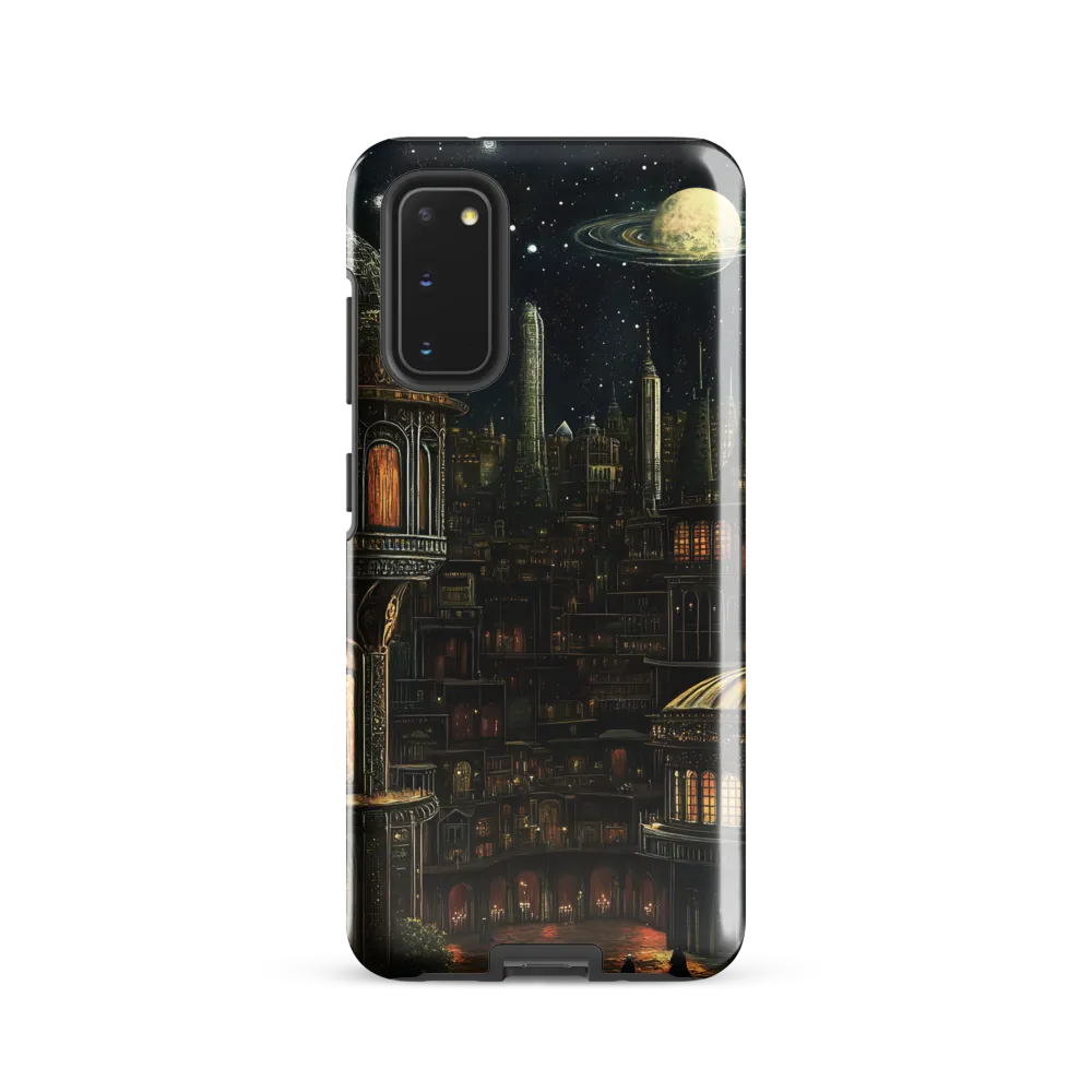 Celestial Enigma: A Surreal Cityscape