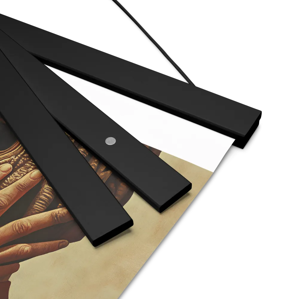 The Mask of Roots | Poster With Black Wood Hanger | 8″×10″