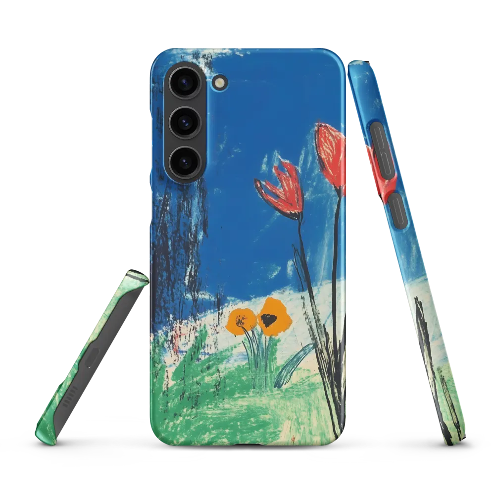 Joyful Blossoms in Blue