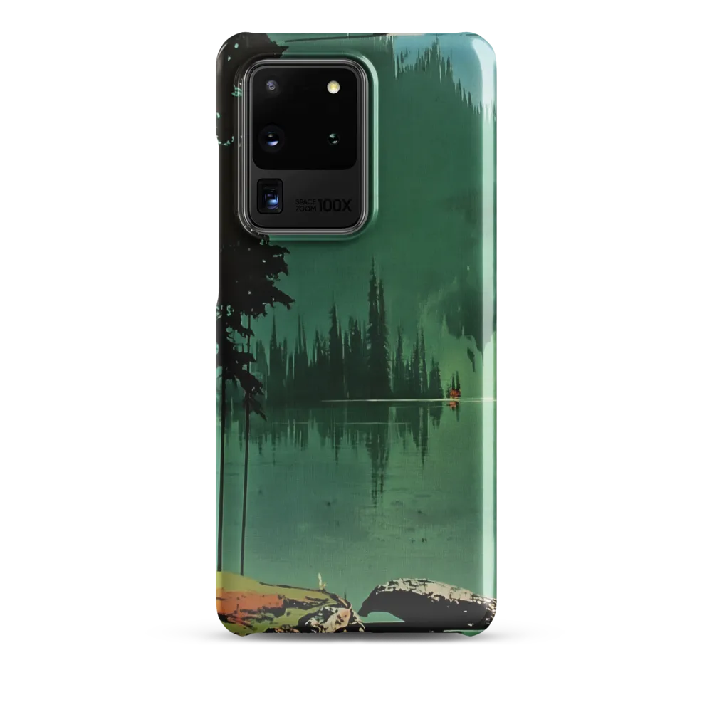 Serenity Reflected: A Tranquil Lake Scene