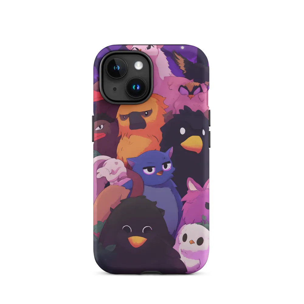 Whimsical Avian Gathering