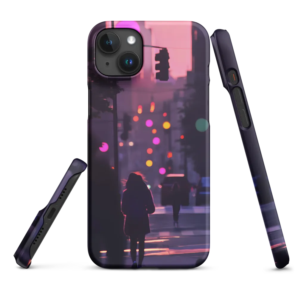 City Silhouettes at Dusk | Phone Case |  15 Plus | Snap Case | Matte