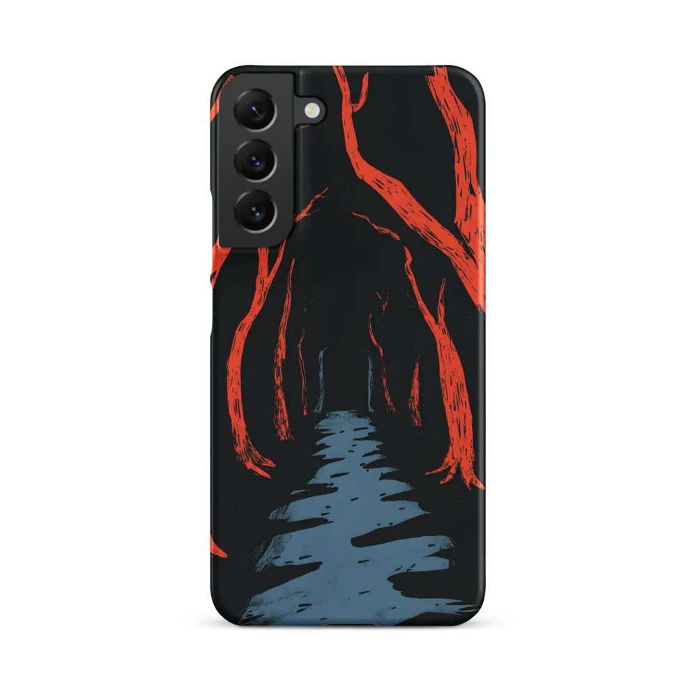 Corridor of Red Trunks