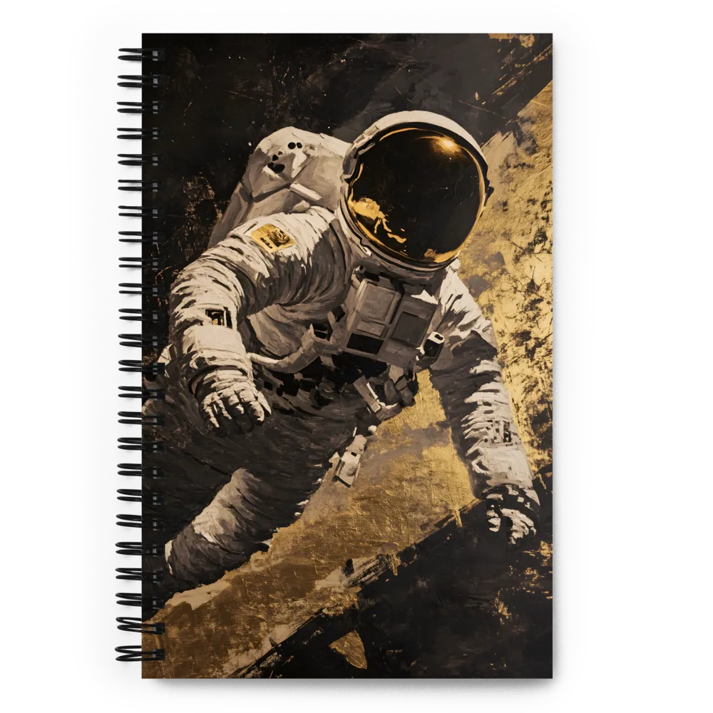 Beyond the Stars: An Astronaut's Journey | Spiral Notebook