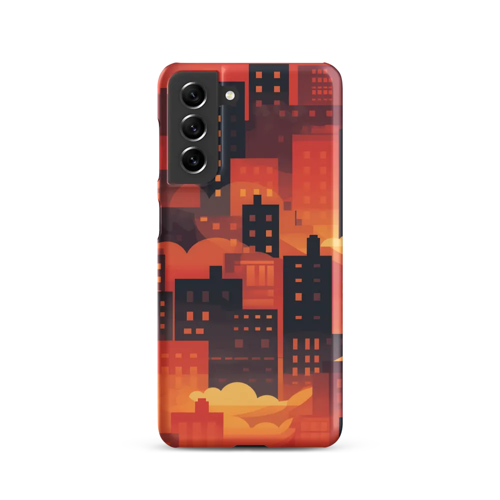 Radiance of the Urban Horizon | Phone Case |  S21 | Snap Case | Matte