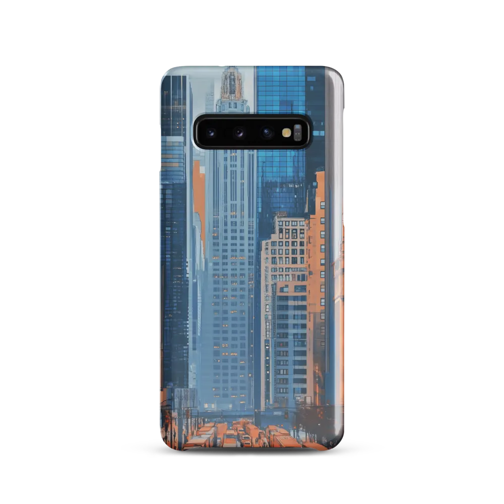 Urban Symphony in Blue and Orange