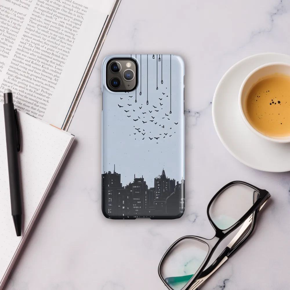 Elevated Serenity: A Minimalist Cityscape | Phone Case |  11 Pro Max | Snap Case | Glossy