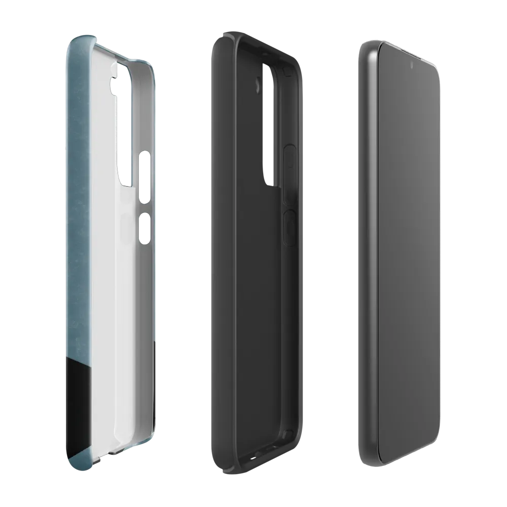 Minimalist Portrait of a Modern Man | Phone Case |  S22 Plus | Tough Case | Glossy