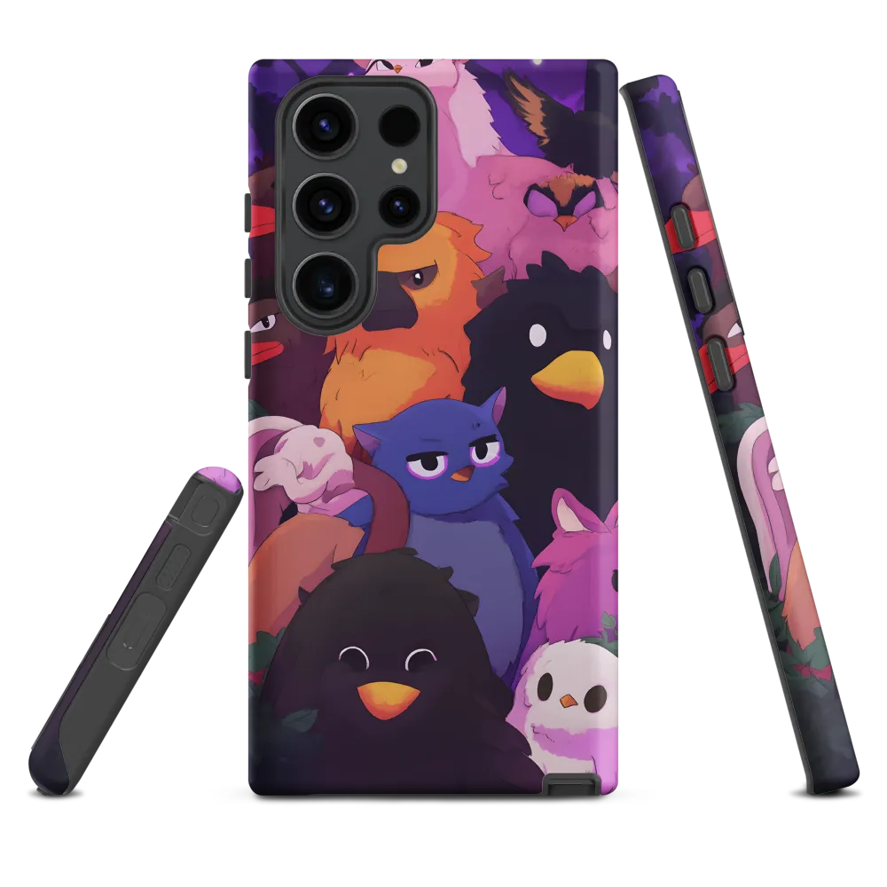 Whimsical Avian Gathering