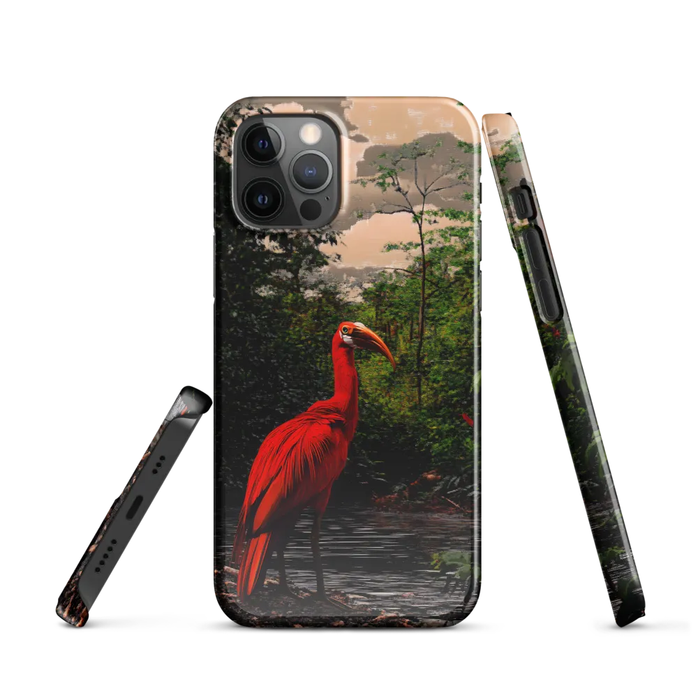 Enigmatic Elegance: The Scarlet Observer