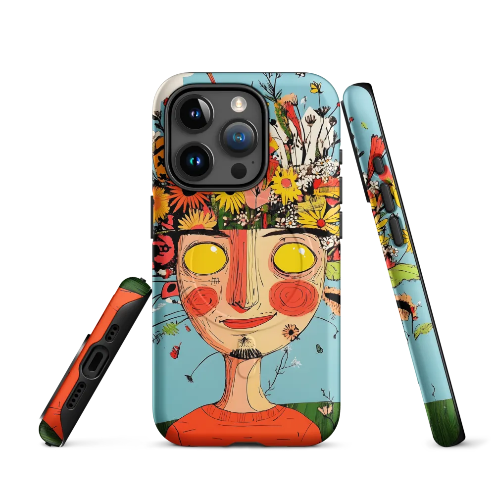 Whimsical Bloom | Phone Case |  15 Pro | MagSafe® Tough Case | Matte