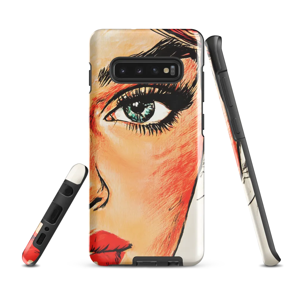 Gaze of Elegance | Phone Case |  S10 Plus | Tough Case | Glossy