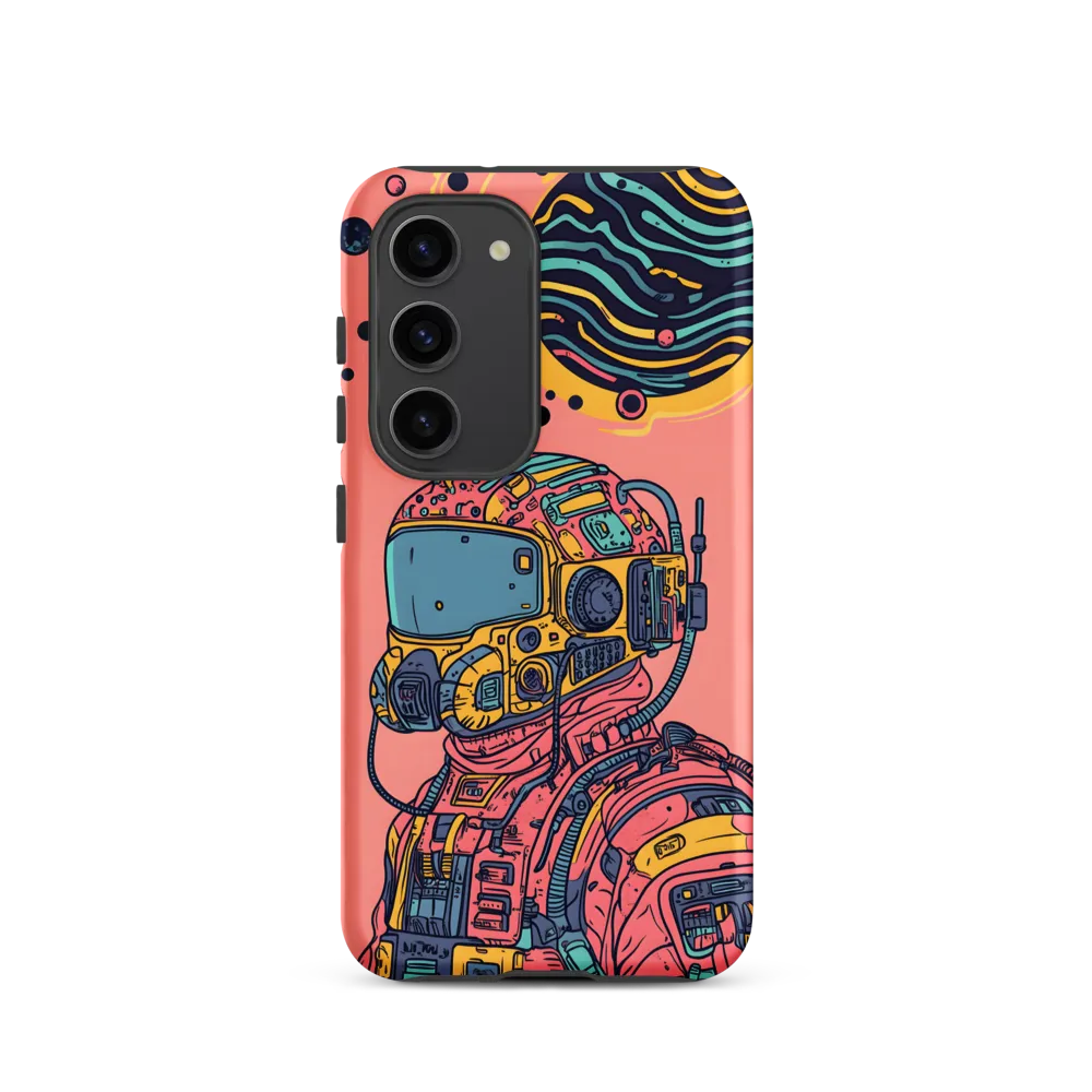 Exploration Beyond: A Digital Astronaut | Phone Case |  S23 | Tough Case | Matte