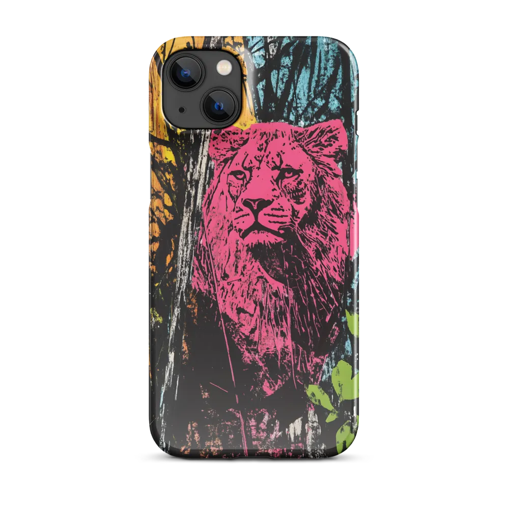 Fierce Vibrance: The Pink Lion