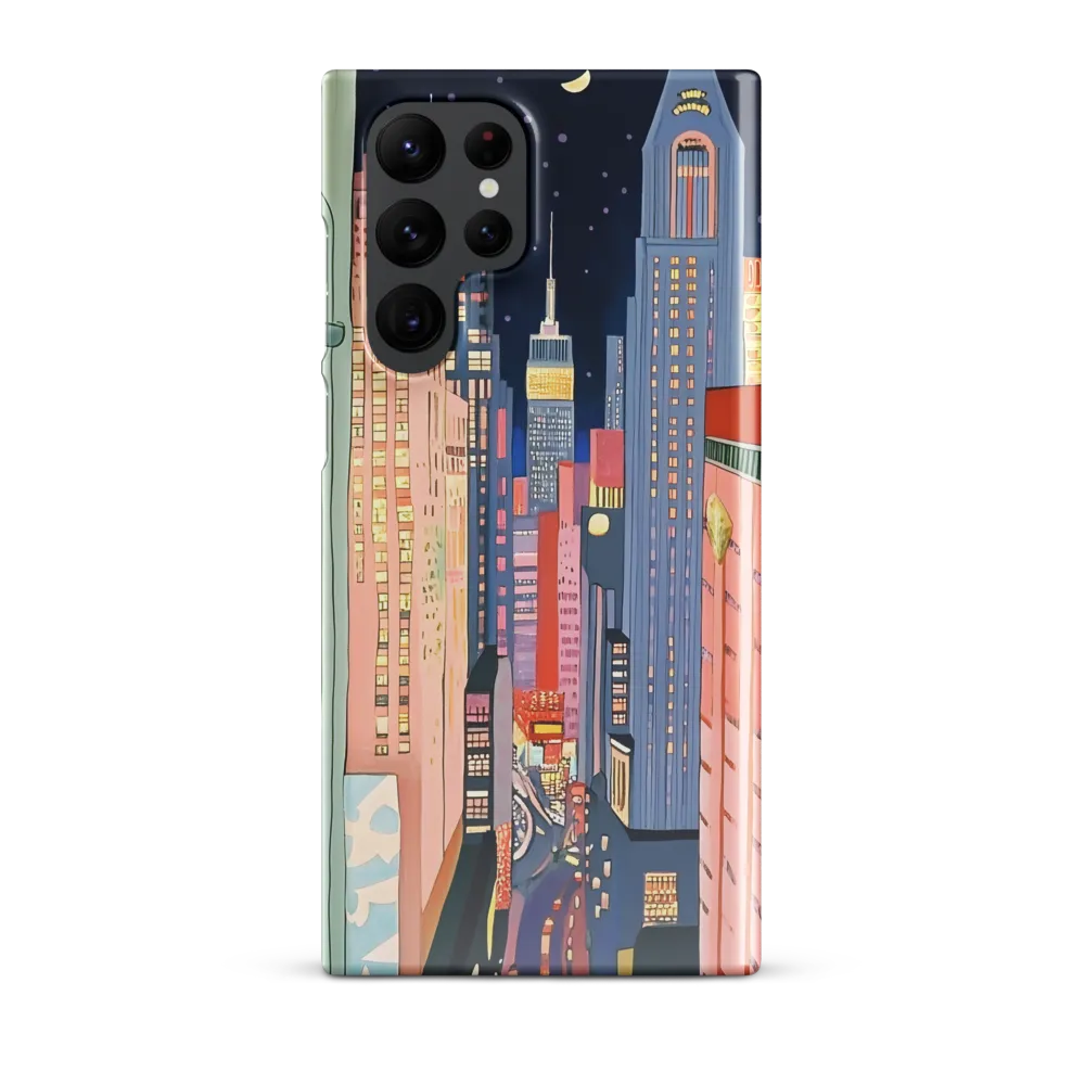Urban Dreamscape: A Pop Art Night | Phone Case |  S22 Ultra | Snap Case | Glossy