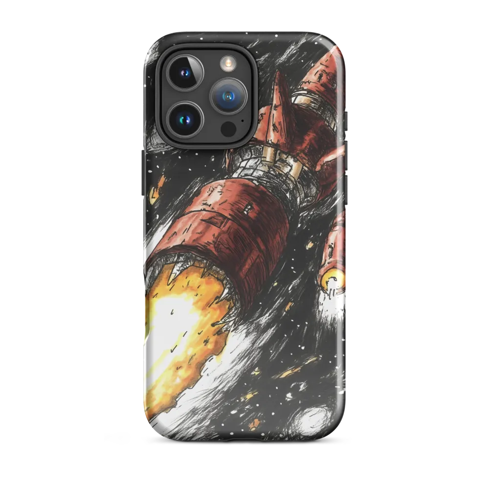 Ignition in the Abyss | Phone Case |  16 Pro Max | Tough Case | Glossy