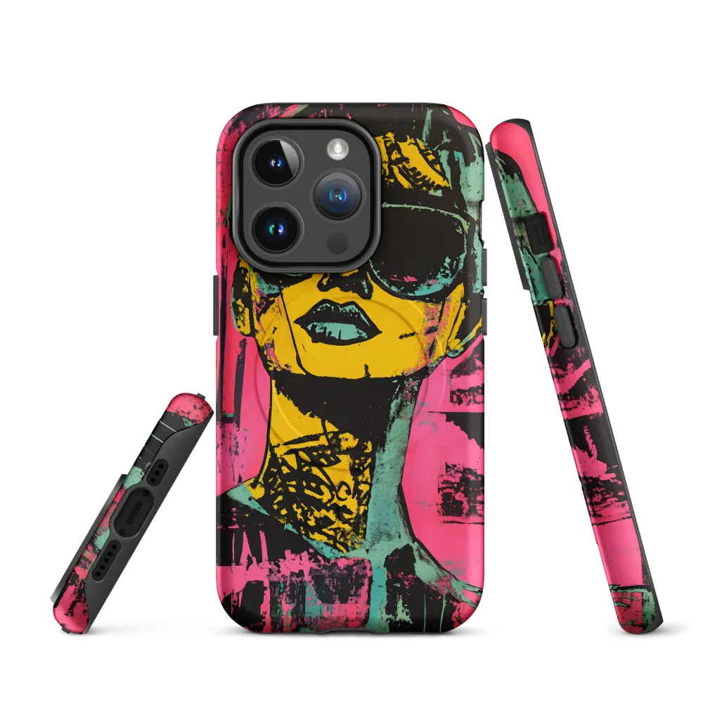 Confident Portrait in Neon Colors