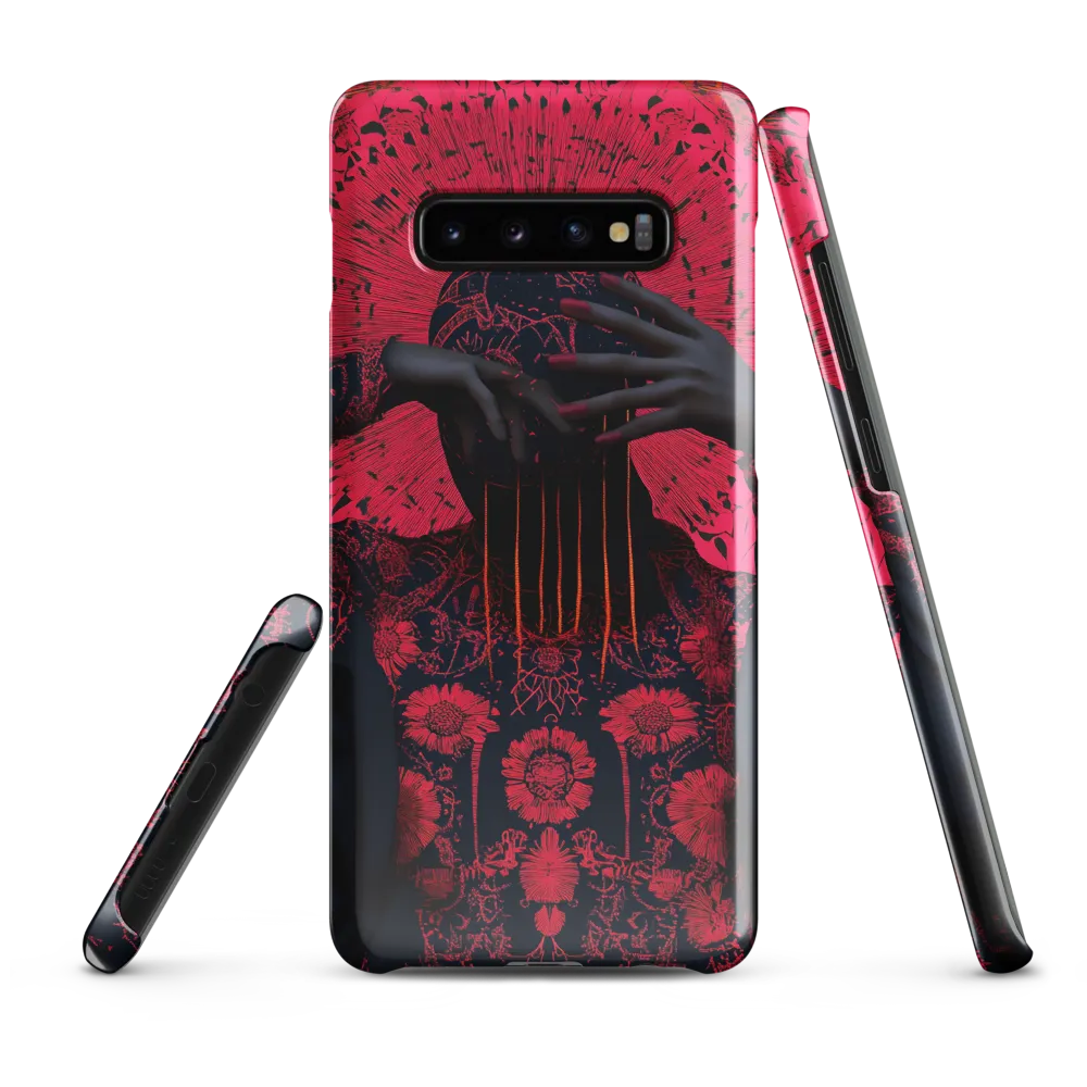 Floral Enigma | Phone Case |  S10 Plus | Snap Case | Glossy