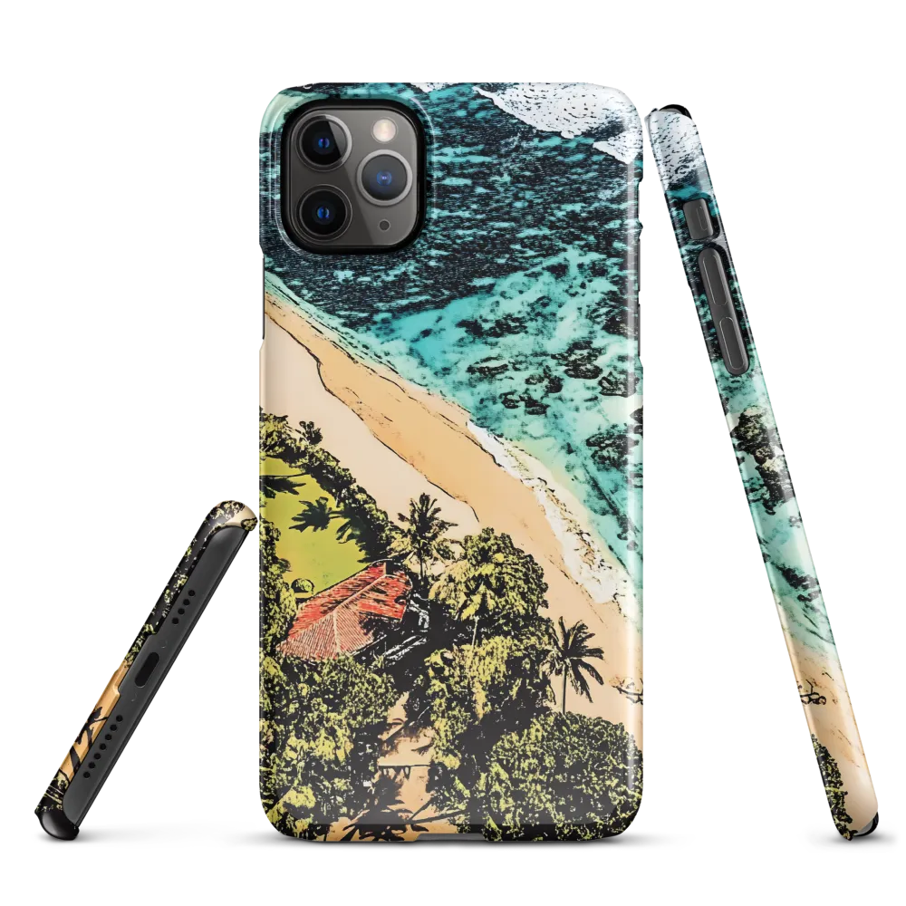 Aerial Serenity: Coastal Escape | Phone Case |  11 Pro Max | Snap Case | Glossy