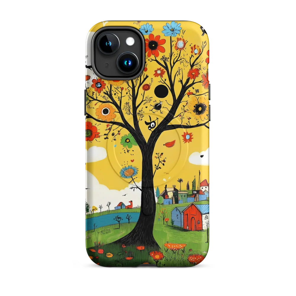 Whimsical Blooms of Life | Phone Case |  15 Plus | MagSafe® Tough Case | Matte