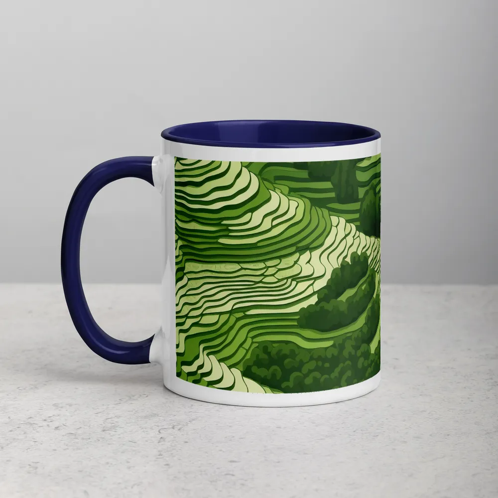 Waves of Green: An Abstract Landscape