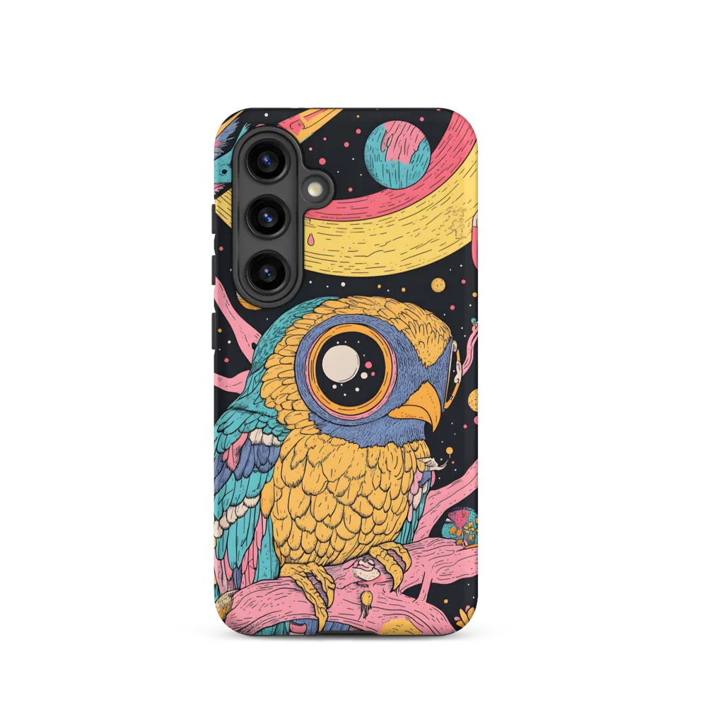 Whimsical Cosmic Owl | Phone Case |  S24 | Tough Case | Matte