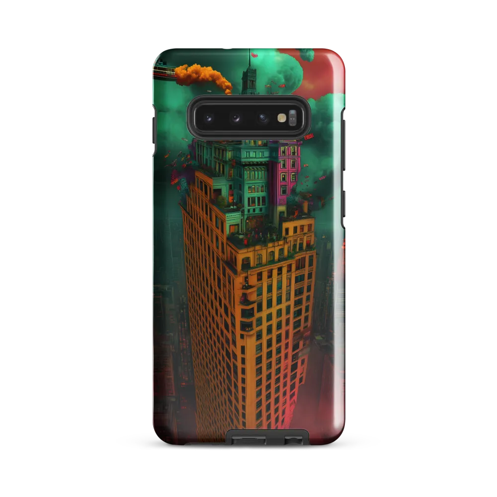 Architectural Dreams: A Surreal Cityscape | Phone Case |  S10 Plus | Tough Case | Glossy